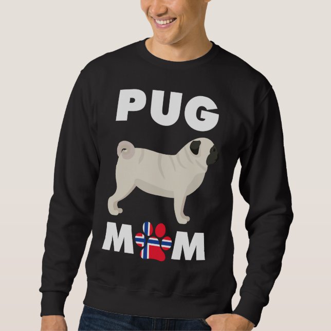 Norwegische Hunde Mops Mama Essenzieller T - Shirt (Vorderseite)