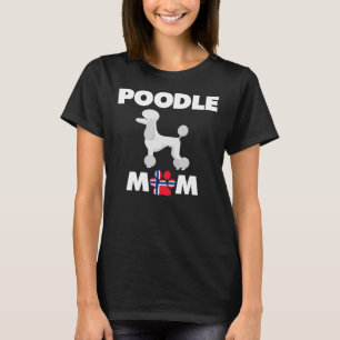 Norwegische Hundpoodle-Mama T-Shirt