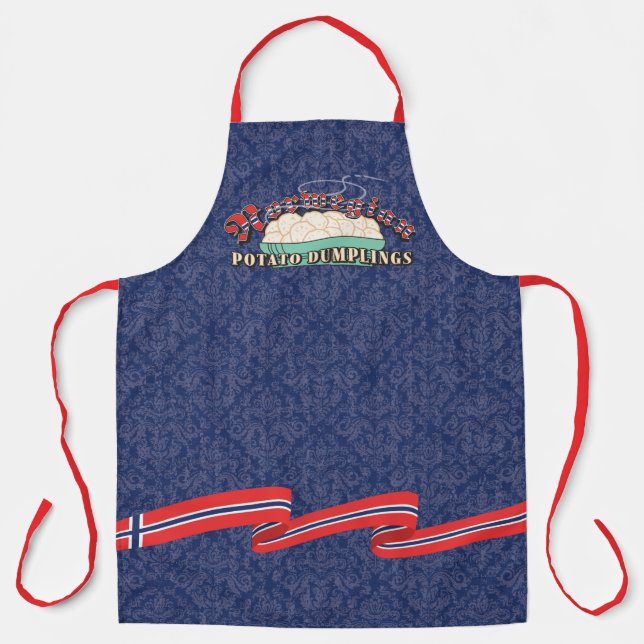 Norwegische Kartoffelklöße Schürze (Vorderseite)