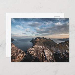 Norwegische Landschaft Feiertagspostkarte