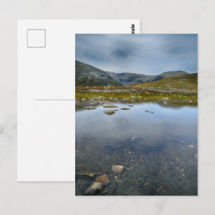 norwegische Landschaft Postkarte