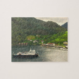 Norwegische Landschaft Puzzle