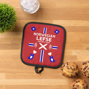 Norwegische Lefse Flatbread-Schürze Topflappen