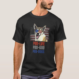 Norwegische Lundehund Pro Life Pro God Pro Hunde T-Shirt