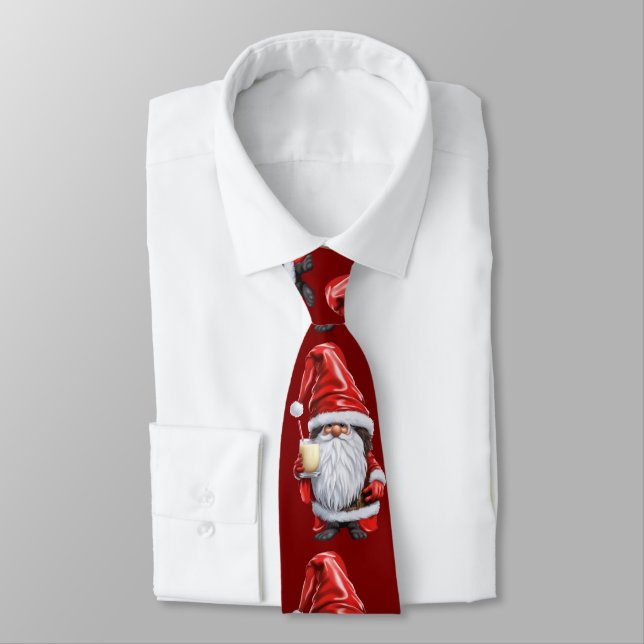 Norwegische Nisse Gnome Gonk mit einem Glas Ei Krawatte (Gebunden)