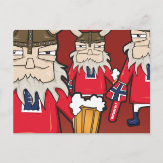 Norwegische Postkarte
