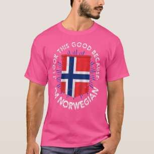 Norwegische Roots Nordic Country Norwegen Flag Nor T-Shirt