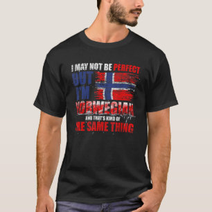 Norwegische Skandinavien Norwegen Flaggenstaat Nor T-Shirt