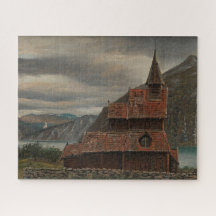 Norwegische Stave Church (von Knud Baade)