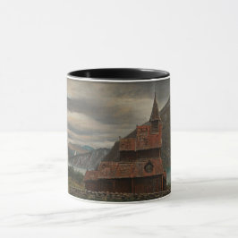 Norwegische Stave Church (von Knud Baade) Tasse