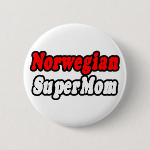 Norwegische SuperMom Button