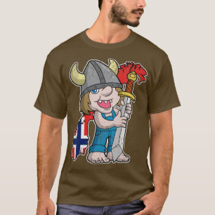 Norwegische Troll - Norwegische Karte T-Shirt