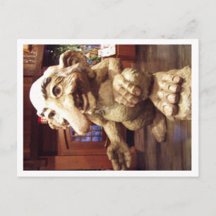 Norwegische Troll-Postkarte Postkarte