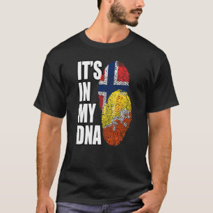 norwegische und bhutanesische DNA-Kennzeichnung "H T-Shirt