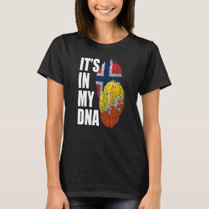 norwegische und bhutanesische DNA-Kennzeichnung "H T-Shirt