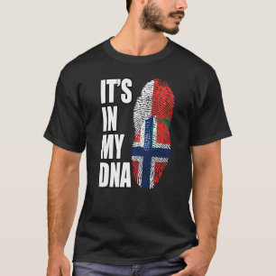 Norwegische und madagassische DNS-Heritage T-Shirt