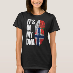 Norwegische und madagassische DNS-Heritage T-Shirt