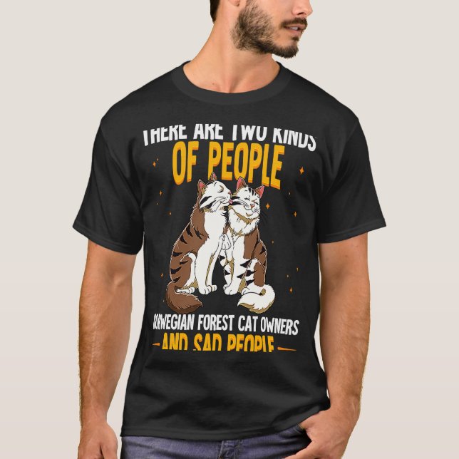 Norwegische Waldkatze  4 T-Shirt (Vorderseite)