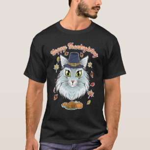 Norwegische Waldkatze Ich wünsche ein schönes Er T-Shirt