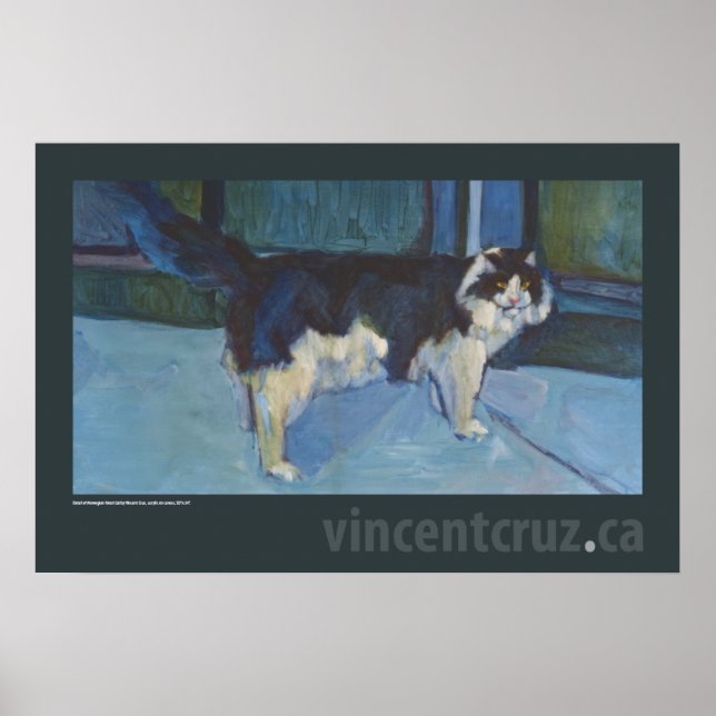 Norwegische Waldkatze Poster (Vorne)