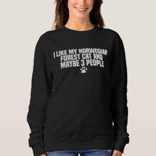 Norwegische Waldkatze Sweatshirt