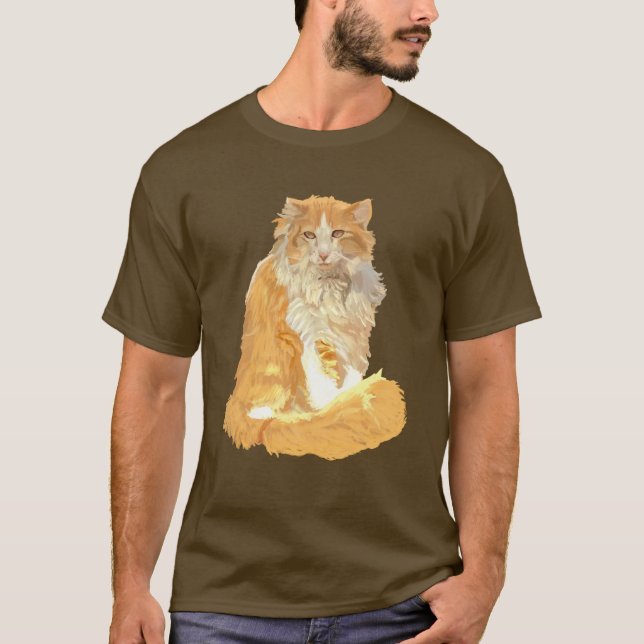 Norwegische Waldkatze T-Shirt (Vorderseite)