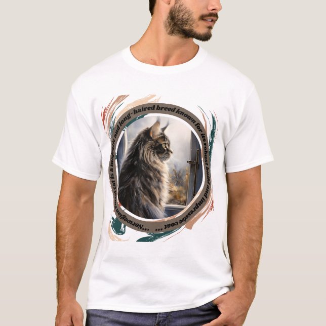 Norwegische Waldkatze T-Shirt (Vorderseite)