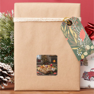 Norwegische Weihnachtsleckereien, Aufkleber