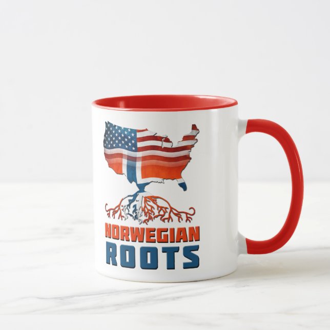 Norwegische Wurzeln Tasse (Rechts)