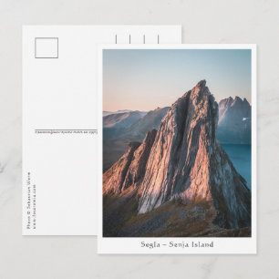 Norwegischer Berg Postkarte