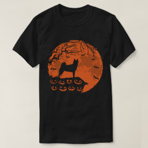 Norwegischer Buhund und MondHalloween Hund Lover G T-Shirt