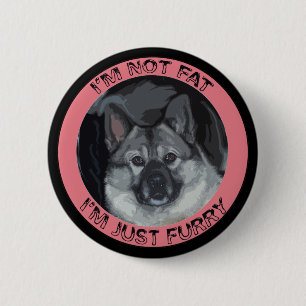 Norwegischer Elkhound Button