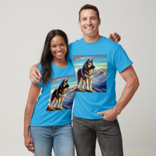 Norwegischer Elkhound Hund T-Shirt