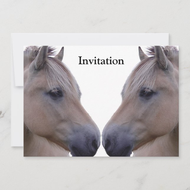 Norwegischer Fjord Einladung (Vorderseite)