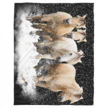 Norwegischer Fjord-Schnee Blnaket