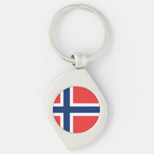 Norwegischer Flagge Schlüsselanhänger