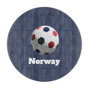 norwegischer Fußball Schneidebrett