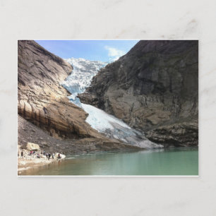 Norwegischer Gletscher Postkarte