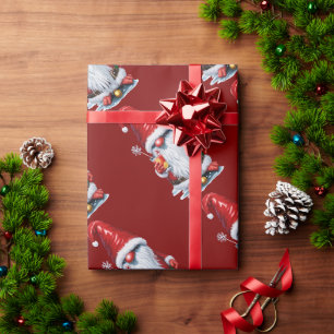 Norwegischer Gnome mit Cranberry Juice Cocktail Geschenkpapier