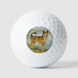 Norwegischer Lundehund Golfball
