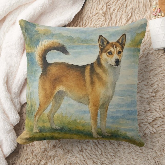 Norwegischer Lundehund Kissen (Decke)
