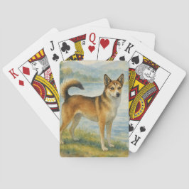 Norwegischer Lundehund Spielkarten