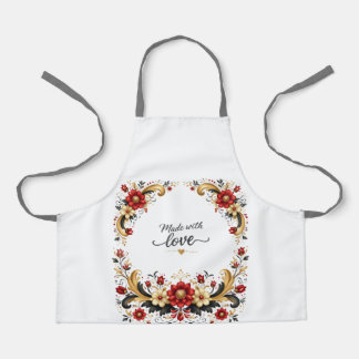 Norwegischer Rosemaling-Schürze für Frauen Schürze