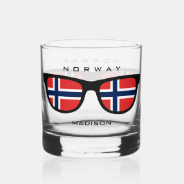 Norwegischer Shades-individuelle Name Whiskyglas