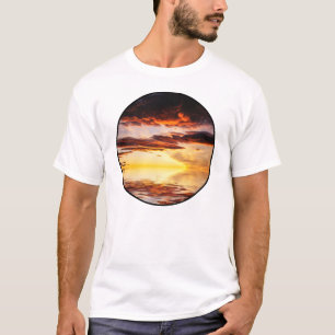 Norwegischer Sonnenuntergang T-Shirt