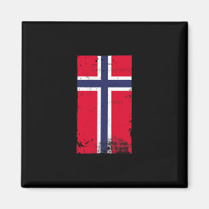 Norwegischer Stolz Reise Urlaub Norwegen Flagge Magnet