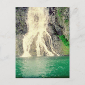 Norwegischer Wasserfall 2 Postkarte
