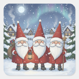 Norwegischer Weihnachts-Nisse, Aufkleber