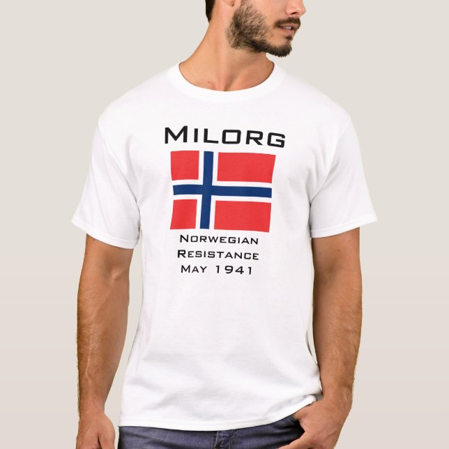Norwegischer Widerstand T-Shirt (Vorderseite)