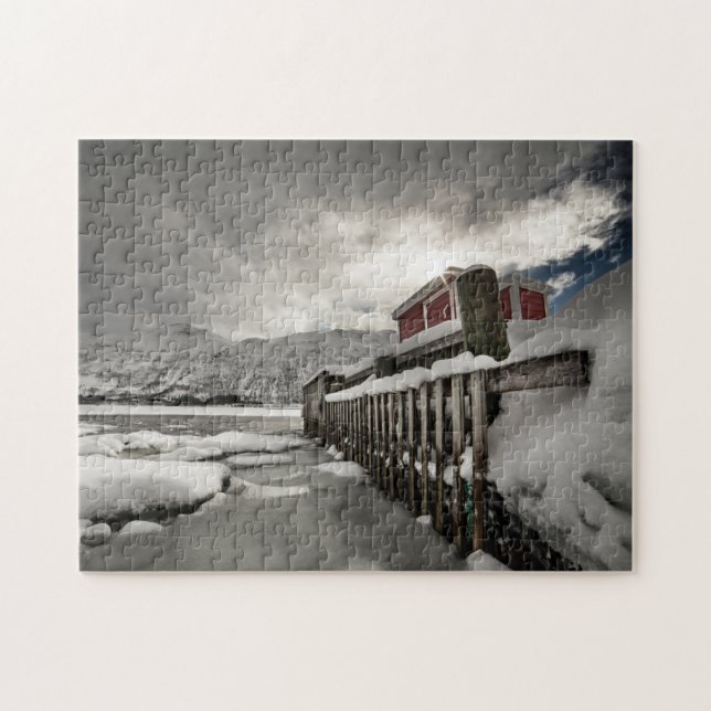 Norwegischer Winter Puzzle (Horizontal)